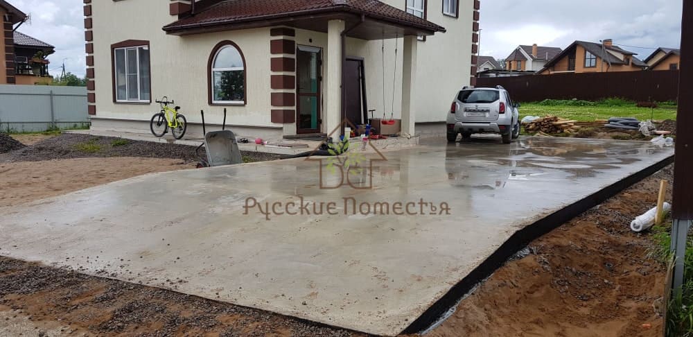 Фундамент в поселке Ропша Возведение фундамента под дом в поселке Ропша