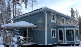 Каркасный дом 12 х12 в Керро