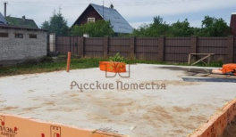 Монолитный фундамент в массиве Мшинская